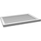 Ekena Millwork Vertical Surface Mount PVC Gable Vent w/ 2"W x 2"H , Brickmould Sill Frame, 36"W x 24"H GVPVE36X2403SN - alternate 3